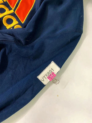 Adidas Navy Hoodie Red & Yellow Logo