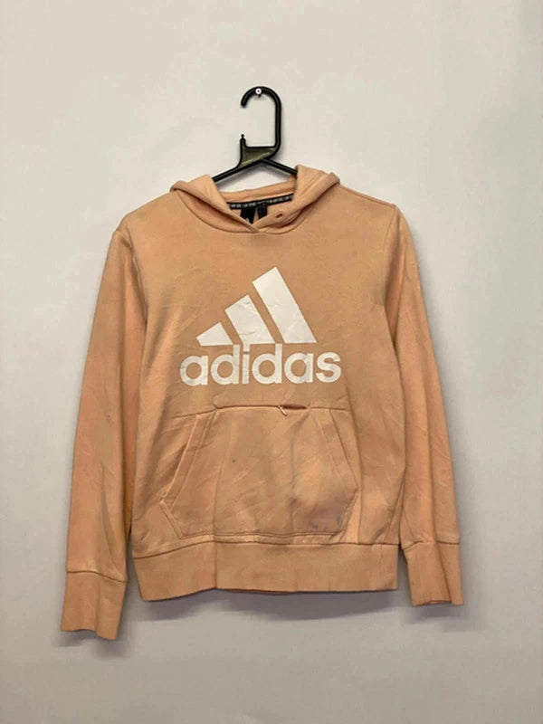 Adidas Peach Pink Hoodie – Size S (UK 8–10)