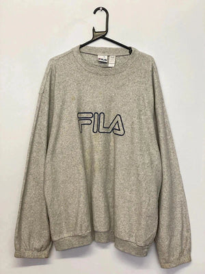 Vintage FILA Grey Sweatshirt Size XXL