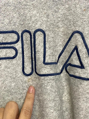 Vintage FILA Grey Sweatshirt Size XXL