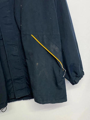 Vintage adidas Team Jacket Navy/Yellow “Tom Cruise” Embroidered – Size L/XL