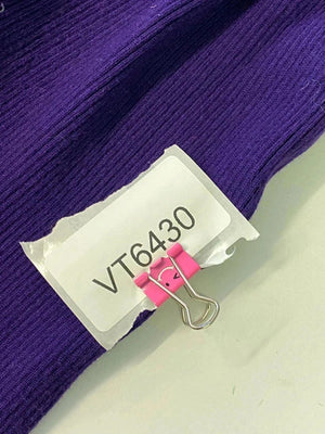 Lauren Ralph Lauren Purple Ribbed Knit Top – Size M – Long Sleeve Sweater