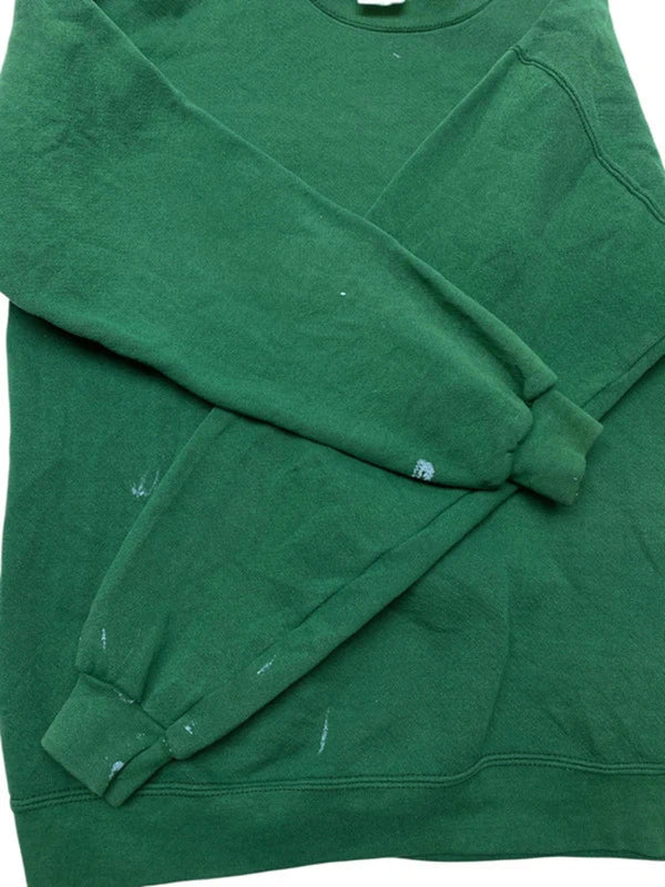 Green lee embroidery sweatshirt men's small