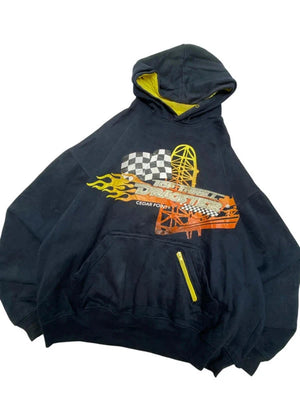 Navy cedarfair hoodie men's xl