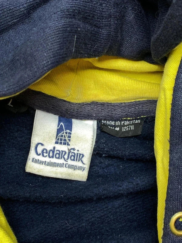 Navy cedarfair hoodie men's xl