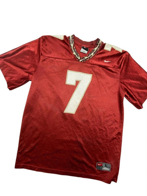 burgundy nike jersey youth's large
