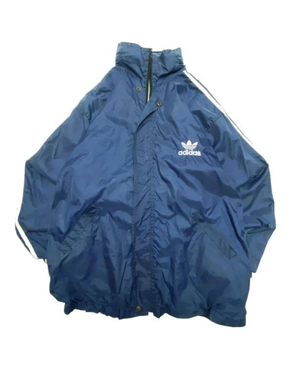 Vintage navy adidas windbreaker men's xl