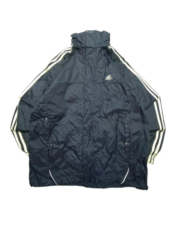 00s Navy Adidas Windbreaker Men's Medium