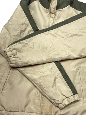 Beige kappa padded jacket men's large