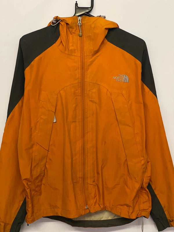 The North Face Orange & Black Waterproof Shell Jacket (Men’s S)