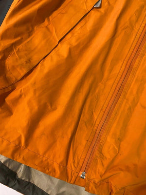 The North Face Orange & Black Waterproof Shell Jacket (Men’s S)