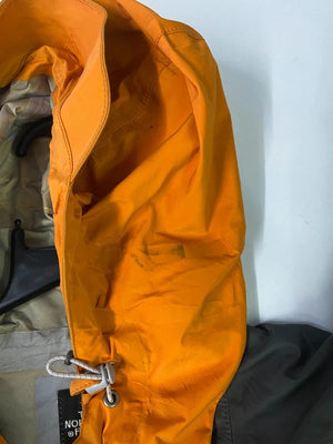 The North Face Orange & Black Waterproof Shell Jacket (Men’s S)