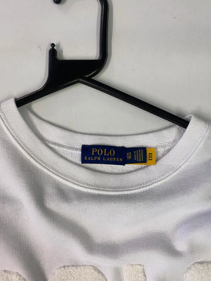 Polo Ralph Lauren White Sweatshirt XS – Chenille Logo