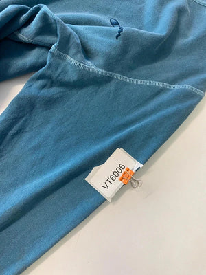 Champion Reverse Weave-Style Blue Sweatshirt – Size S – Distressed/Vintage Look
