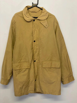 GANT Beige Waxed Cotton-Style Jacket – Fleece Lined – Men’s M