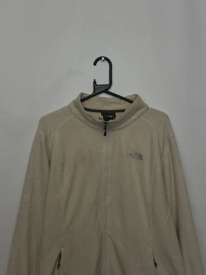The North Face Beige Full-Zip Fleece Jacket (Men’s XL)