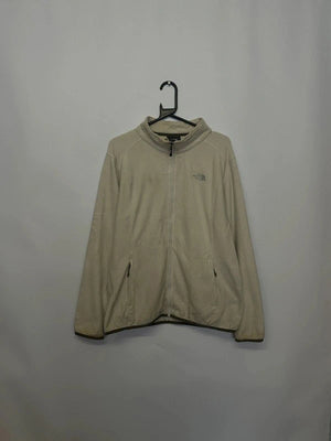 The North Face Beige Full-Zip Fleece Jacket (Men’s XL)