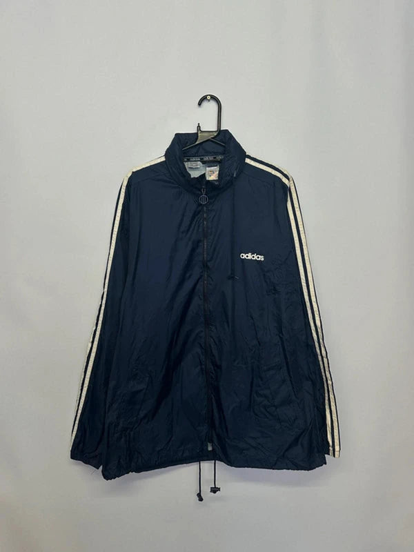 Vintage Adidas Navy Windbreaker Jacket (Men’s XL / F198)
