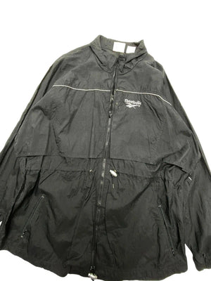 Vintage Black Reebok Windbreaker Men's XL