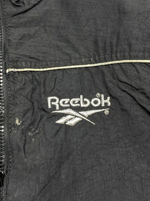 Vintage Black Reebok Windbreaker Men's XL