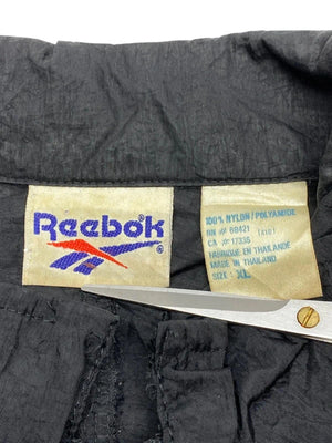 Vintage Black Reebok Windbreaker Men's XL