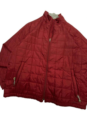 Burgundy L.L. Bean Quilted Jacket Men's Large