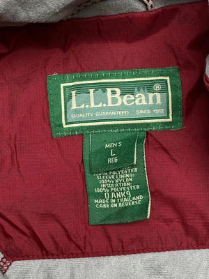 Burgundy L.L. Bean Quilted Jacket Men's Large