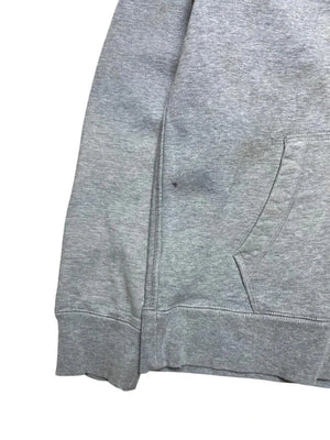 Grey Nike-Zip-through Hoodie Men's Medium