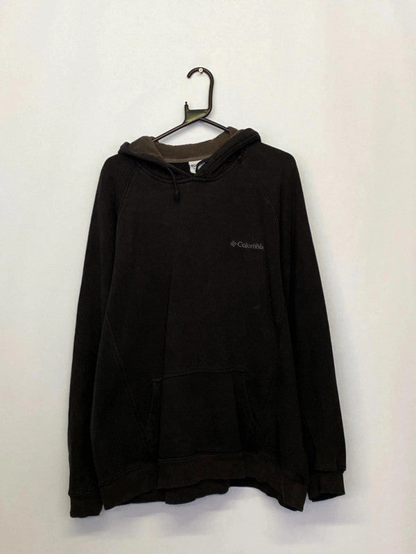 Columbia Brown Fleece-Lined Pullover Hoodie – Men’s XL