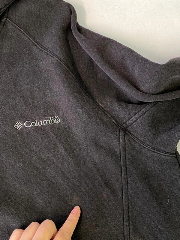 Columbia Brown Fleece-Lined Pullover Hoodie – Men’s XL