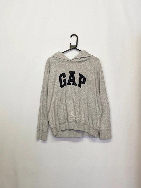 GAP Light Grey Pullover Hoodie – Size XL