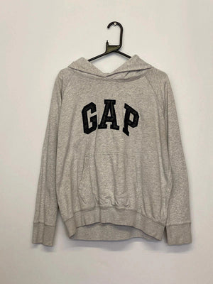 GAP Light Grey Pullover Hoodie – Size XL