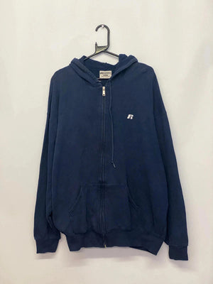 Russell Athletic Navy Zip-Up Hoodie (Men’s XXL)
