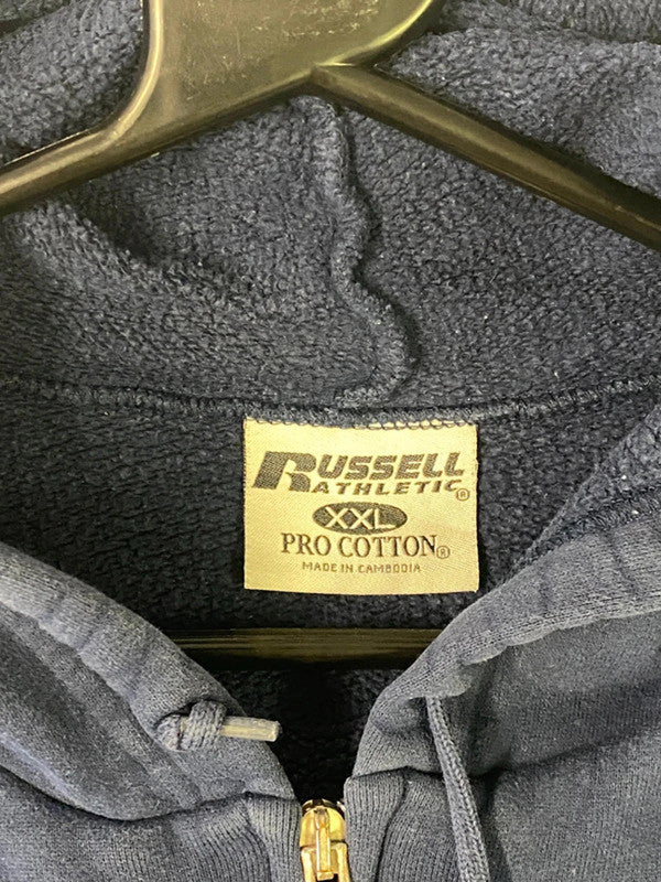 Russell Athletic Navy Zip-Up Hoodie (Men’s XXL)