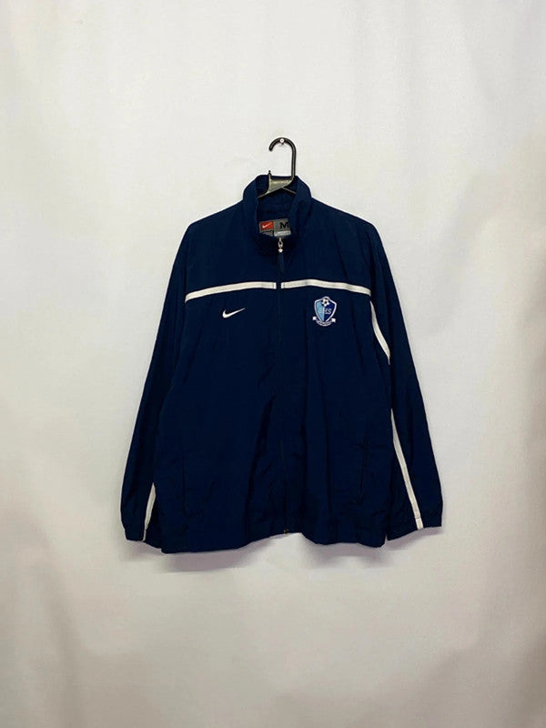 Vintage Nike Team Navy Full-Zip Track Jacket – Medium