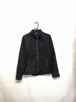 Helly Hansen Black Full-Zip Fleece Jacket – Size S