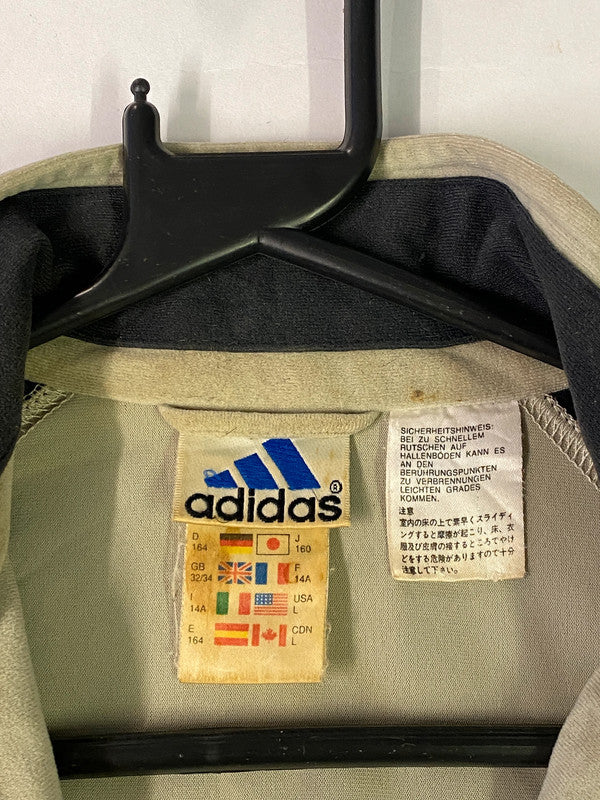 Vintage Adidas Two-Tone Track Jacket Khaki & Black