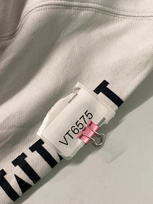 Tommy Hilfiger White Logo Sleeve Hoodie