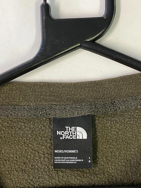 The North Face Olive Green Graphic Crewneck Sweatshirt (Men’s L)