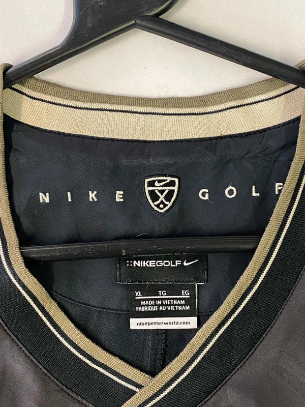 Nike Golf Black Windbreaker Pullover