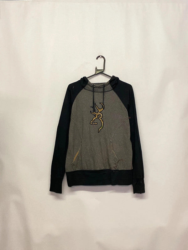 Browning “The Best There Is” Grey & Black Hoodie – Men’s XL