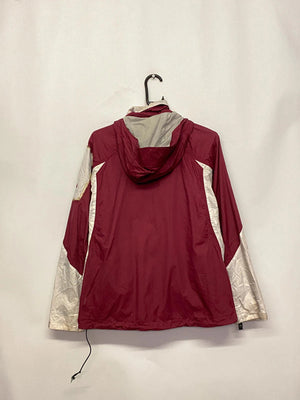 Nike ACG 3 Outer Layer White & Burgundy Waterproof Jacket – Women’s S