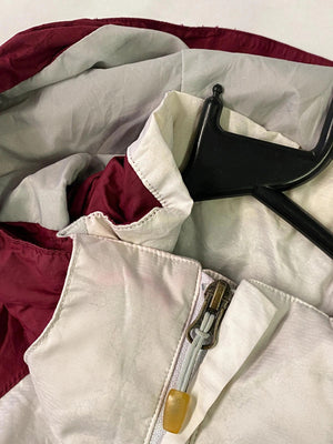 Nike ACG 3 Outer Layer White & Burgundy Waterproof Jacket – Women’s S
