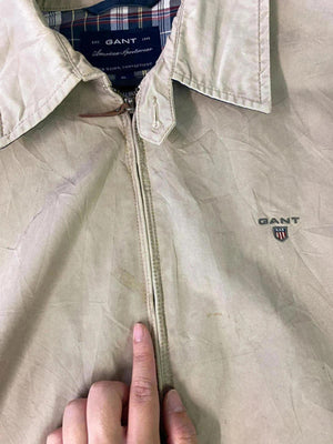 GANT Beige Harrington Jacket – Men’s XL