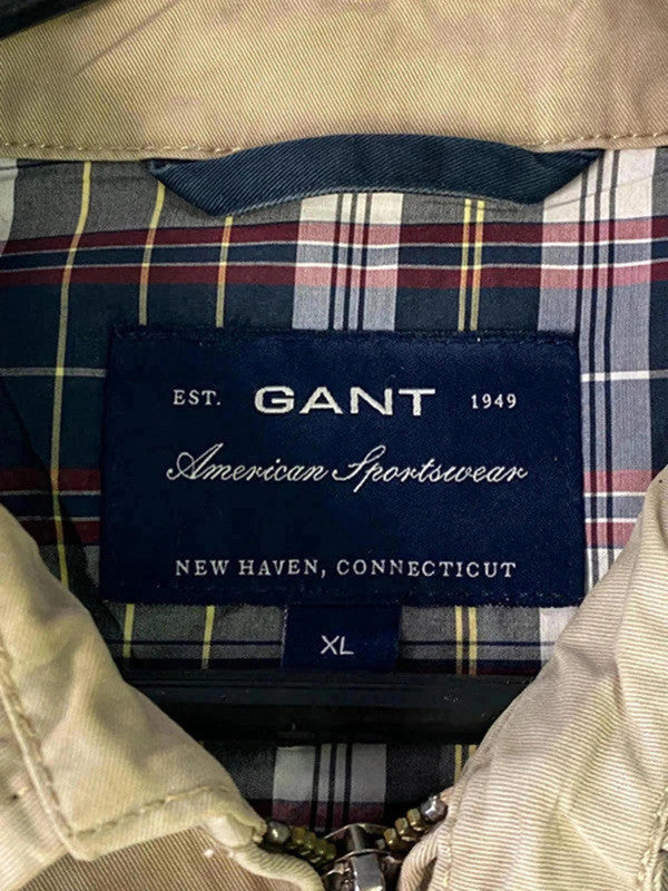 GANT Beige Harrington Jacket – Men’s XL