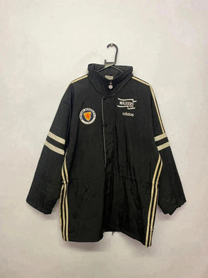 Vintage Adidas Scotland FA Bench Coat – Walkers Sponsor – Size M