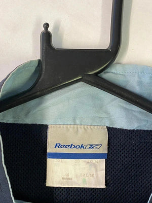 Vintage Reebok Track Jacket – Navy, Sky Blue & White