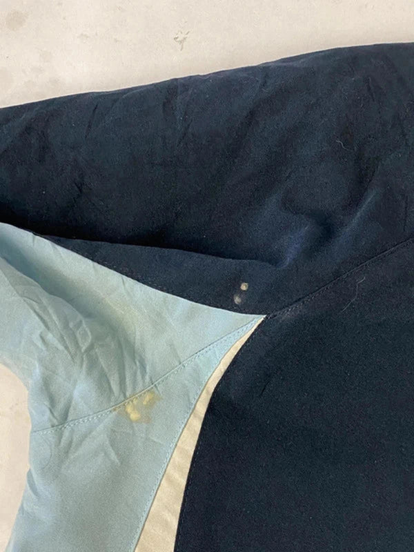 Vintage Reebok Track Jacket – Navy, Sky Blue & White