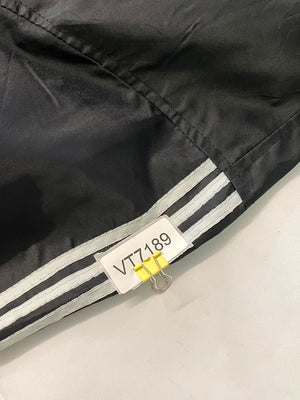 Adidas Originals Black Trefoil Windbreaker Jacket with Hood – Men’s XL