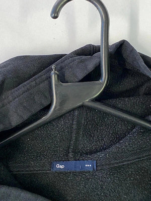 Black GAP Logo Hoodie with Fleece Lining - Size Unknown (Fits M/L)